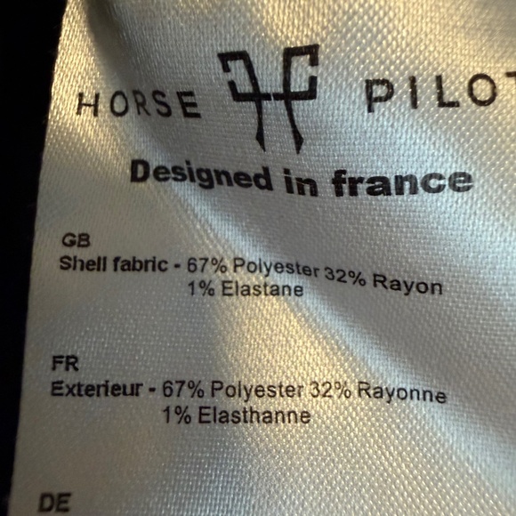 Horse Pilot Suntech Navy Quarter Zip Long Sleeve Top Mesh Medium Equestrian - Picture 13 of 14